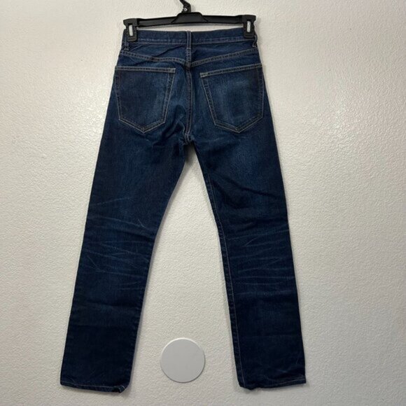Imogene + Willie Willie Straight Leg Selvage Denim Jeans Button Fly Made in USA - Picture 5 of 13